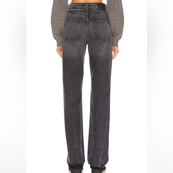 GRLFRND Melanie High Rise Boot Cut Jeans in Black Wash Size 27 - Picture 2 of 11